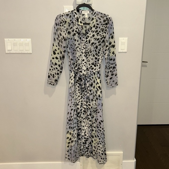 Bella Dahl Maxi Shirt Dress Ink Dots - Picture 4 of 12
